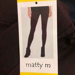 Matty M leggings (deep merlot)-Small